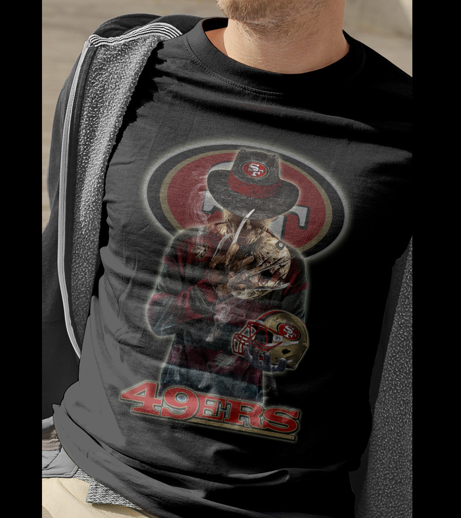 49ers Freddy Krueger San Francisco Football Fan T-Shirt