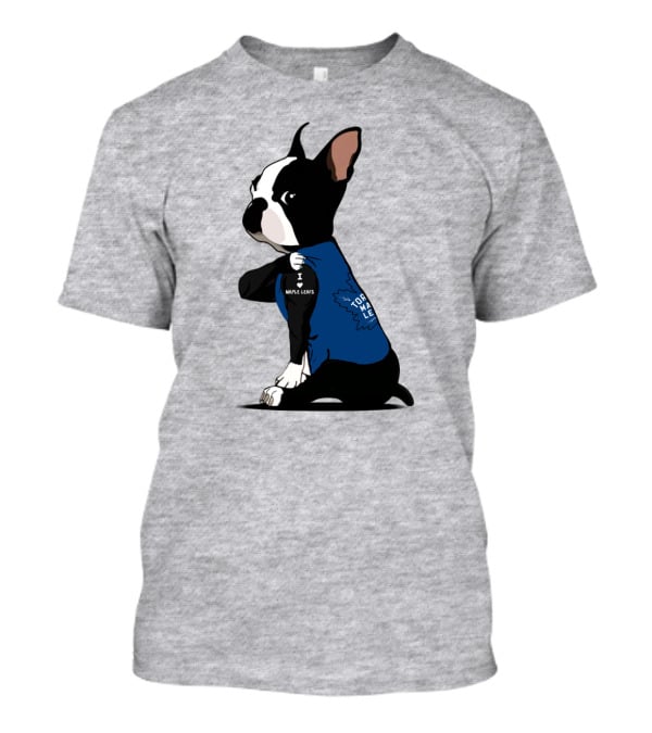 Toronto Maple Leafs I Love Maple Leafs Bulldog T-Shirt