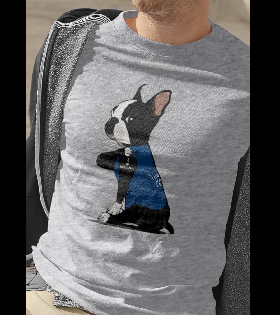 Toronto Maple Leafs I Love Maple Leafs Bulldog T-Shirt