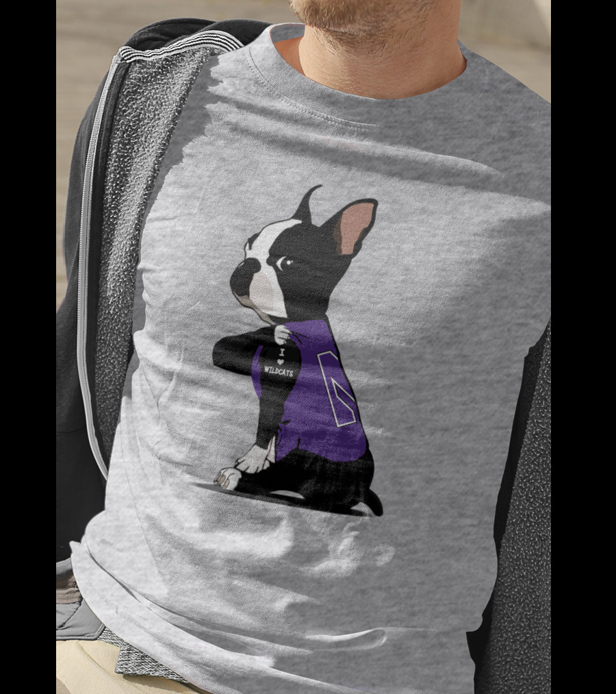 Northwestern Wildcats I Love Bulldogs T-Shirt