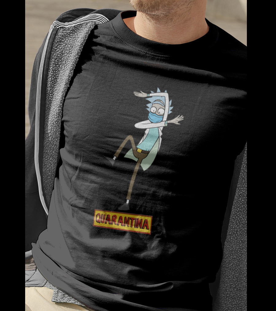 Quarantina Ds Rick And Morty T-Shirt