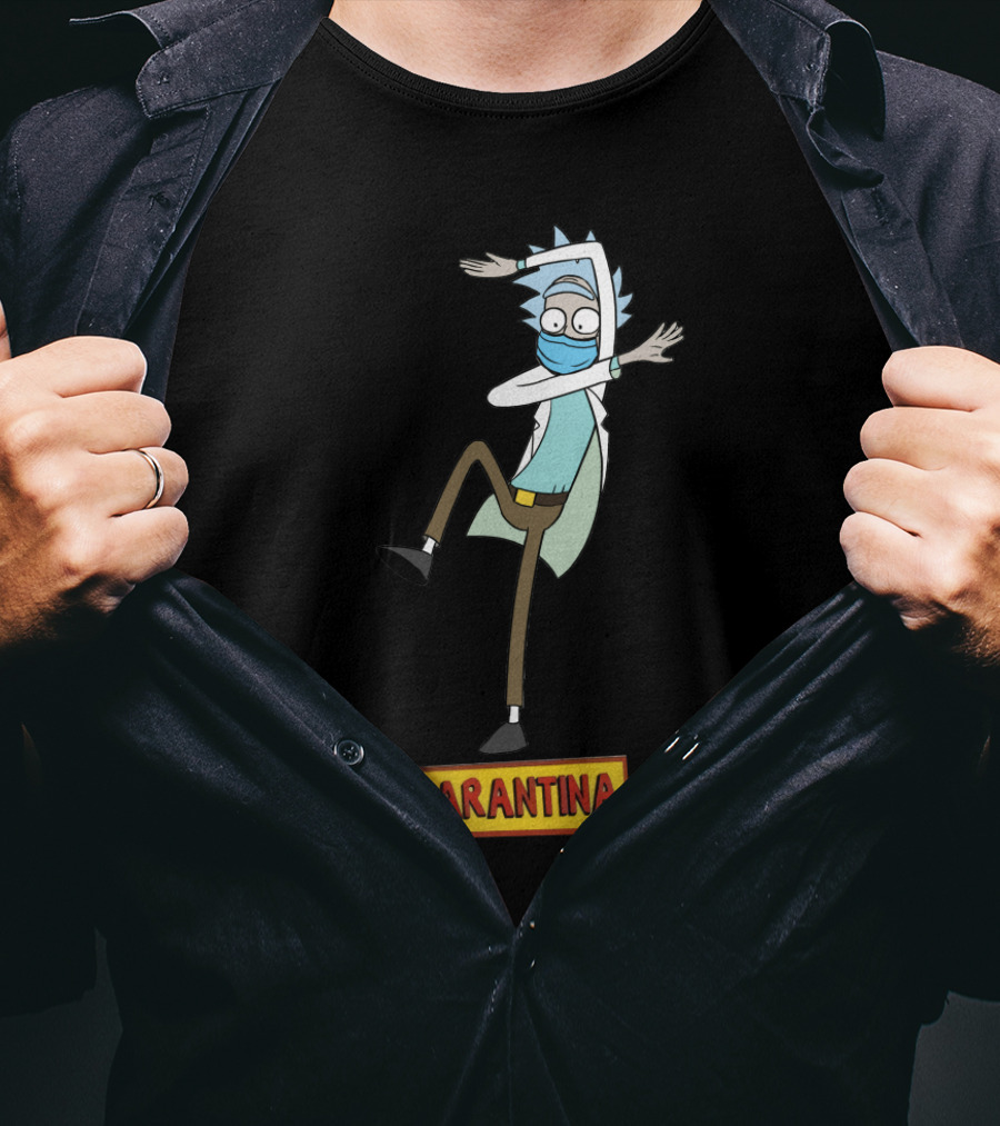 Quarantina Ds Rick And Morty T-Shirt