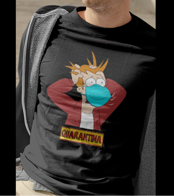 Futurama Quarantina Face Mask Panic T-Shirt