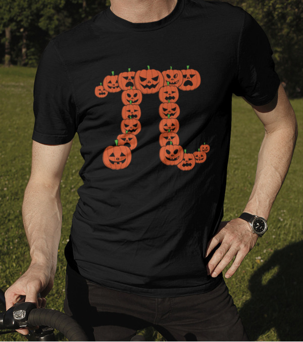 Pumpkin Pi Funny Halloween Math Jack-o'-Lanterns T-Shirt