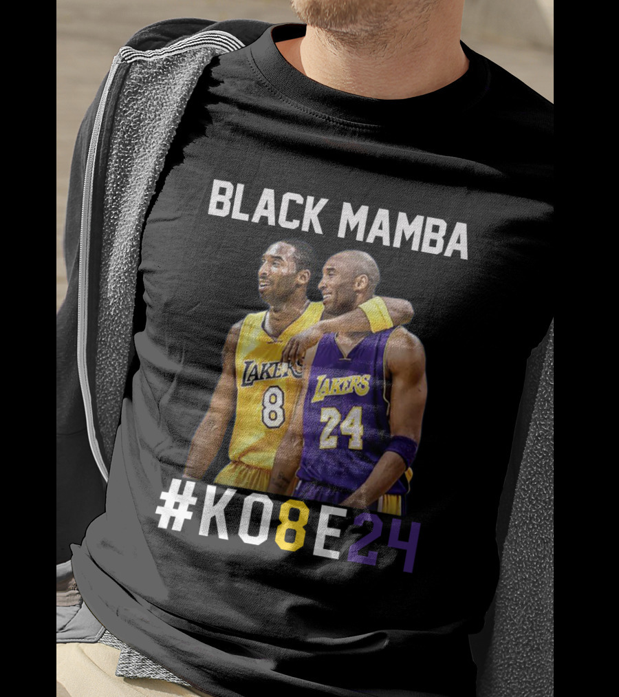 BLACK MAMBA LAKERS KOBE 8 24 T-Shirt