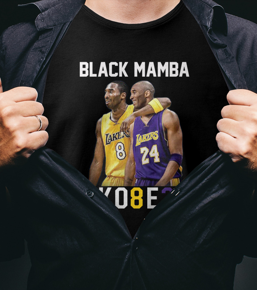 BLACK MAMBA LAKERS KOBE 8 24 T-Shirt