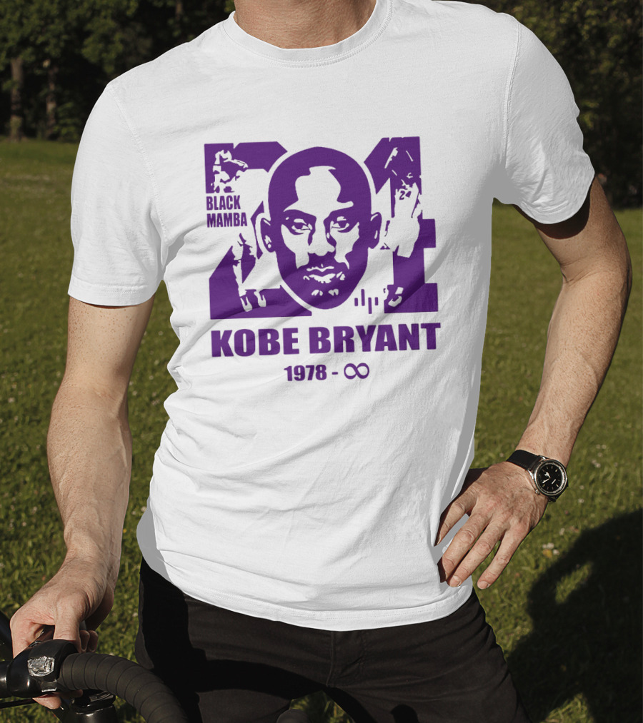 Kobe Bryant Black Mamba Legend Never Die 1978 Infinity T-Shirt