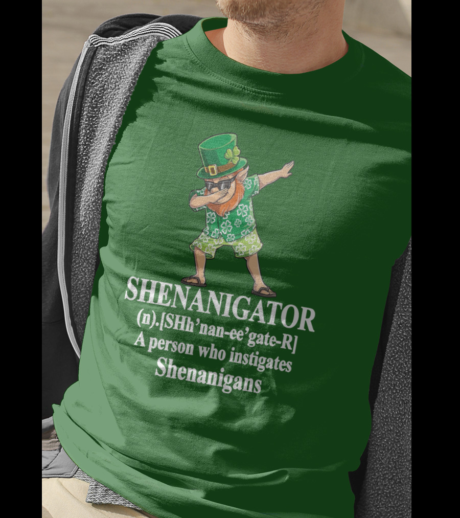 SHENANIGATOR Definition Celtic Inspired Mischief Instigator T-Shirt