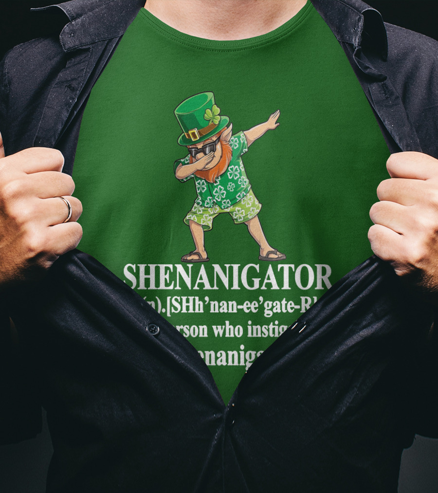 SHENANIGATOR Definition Celtic Inspired Mischief Instigator T-Shirt