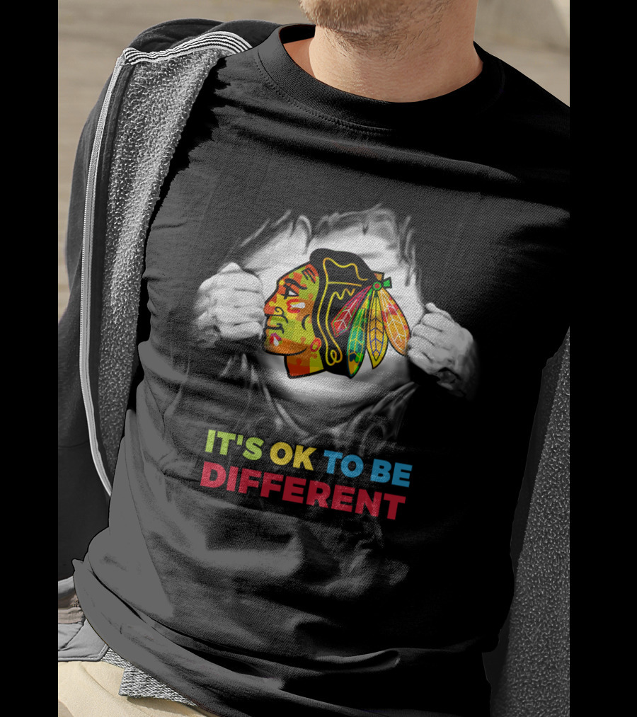 It's Ok To Be Different Nhl Autism T-Shirt