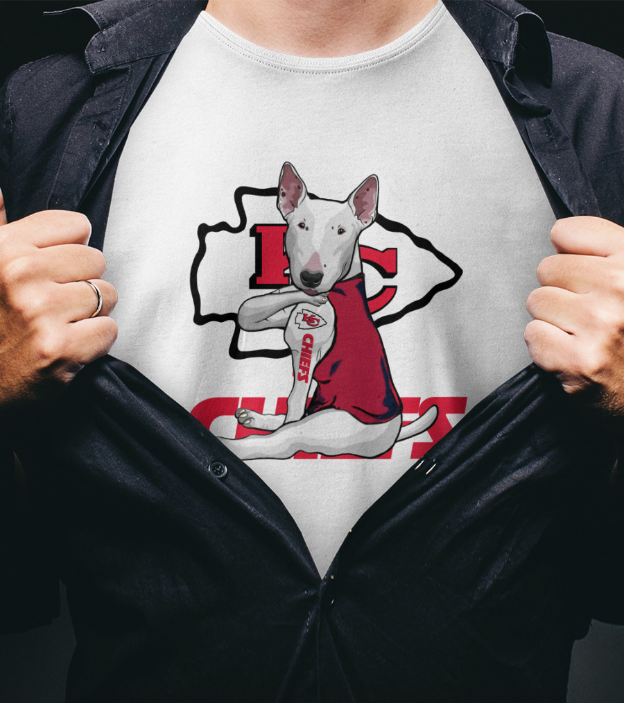 Kc Chiefs Bullterrier Fan T-Shirt