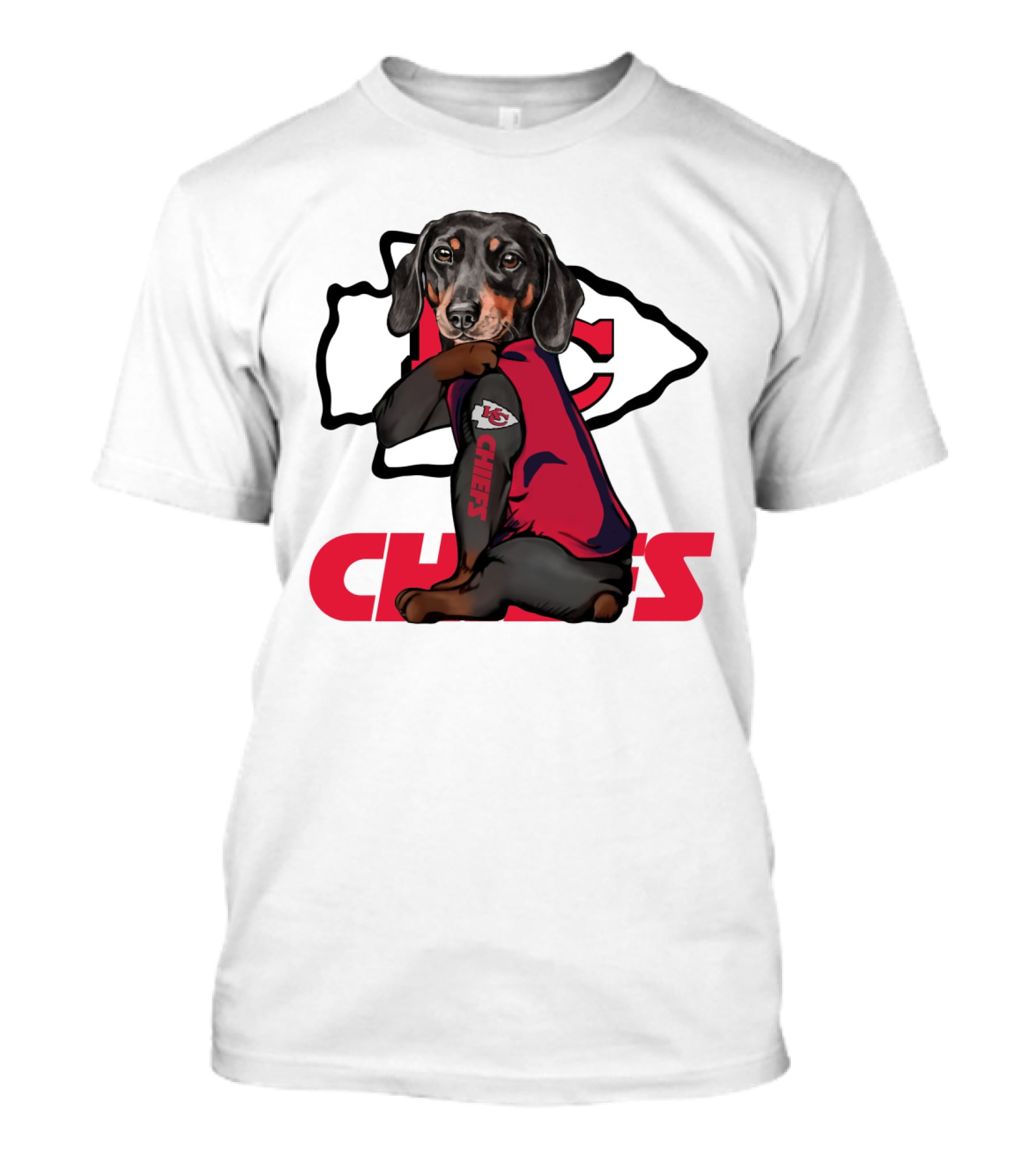 Dachshund Chiefs Kc Chiefs T-Shirt