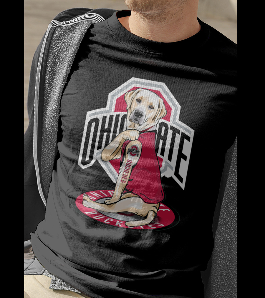 Ohio State Buckeyes Labrador Retriever T-Shirt