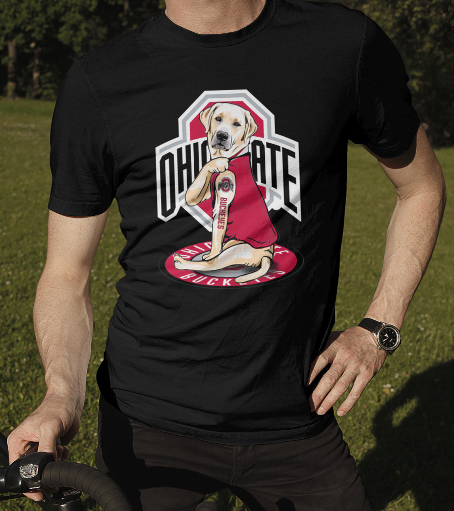Ohio State Buckeyes Labrador Retriever T-Shirt