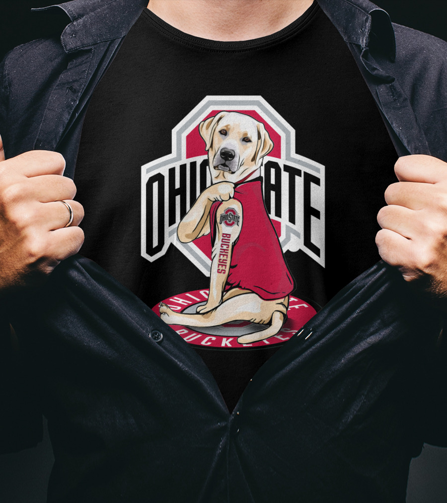 Ohio State Buckeyes Labrador Retriever T-Shirt