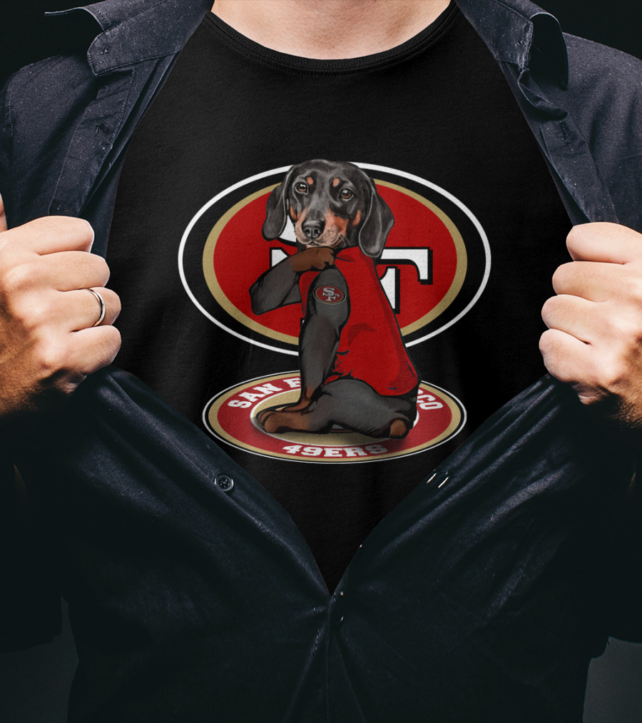 San Francisco 49ers Dachshunds Nfl Team T-Shirt