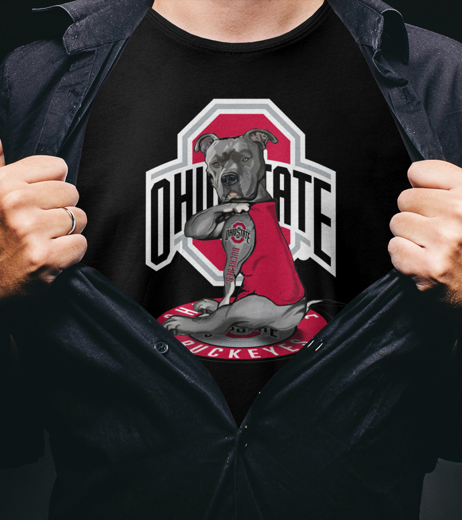 Ohio State Buckeyes Pitbull T-Shirt