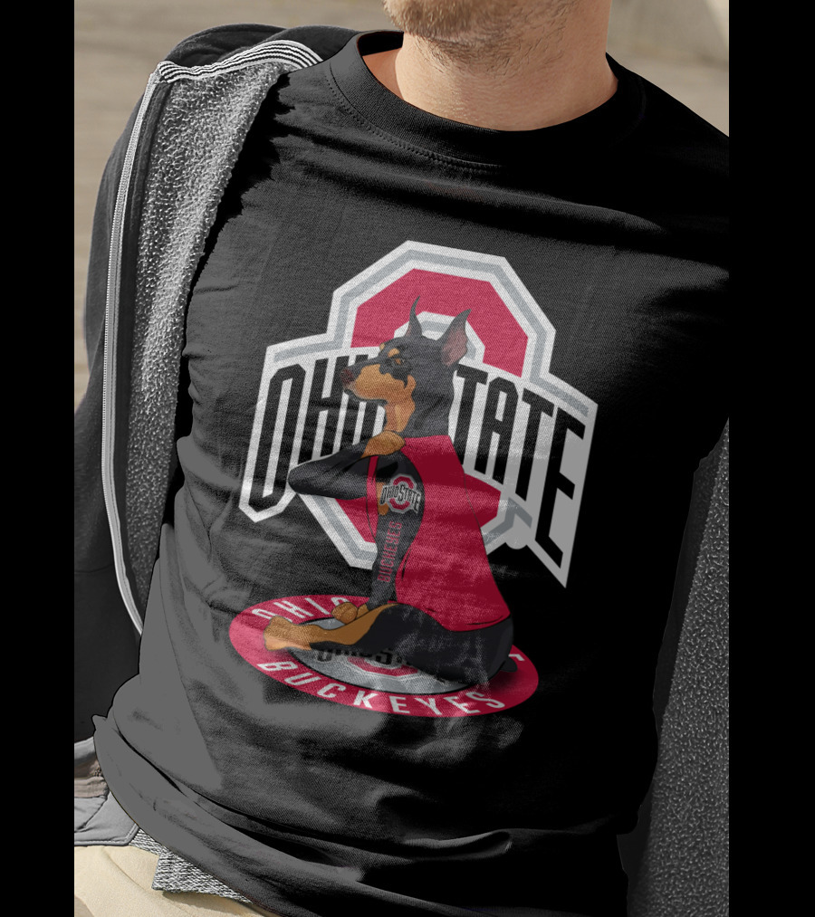 Ohio State Buckeyes Doberman T-Shirt