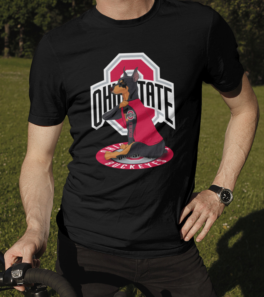 Ohio State Buckeyes Doberman T-Shirt