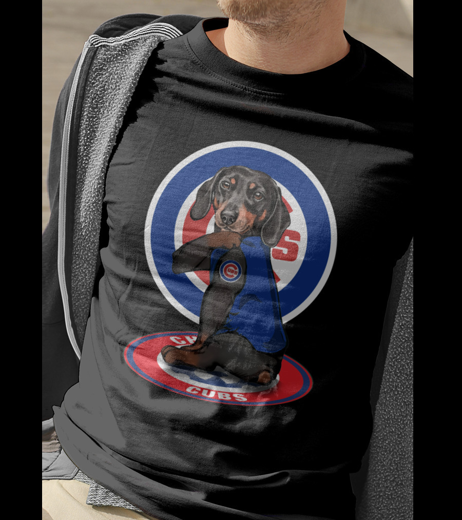Cubs Dachshunds Chicago Cubs T-Shirt