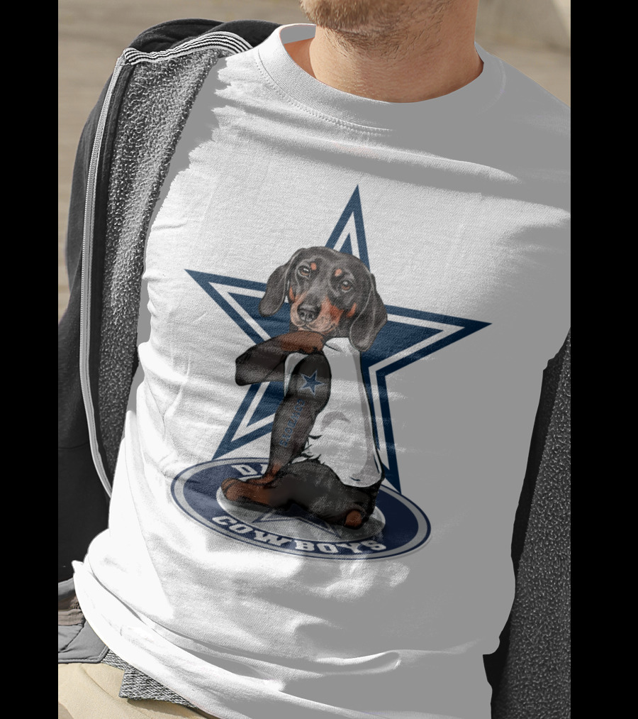 Dallas Cowboys Dachshunds NFL Star Fan T-Shirt