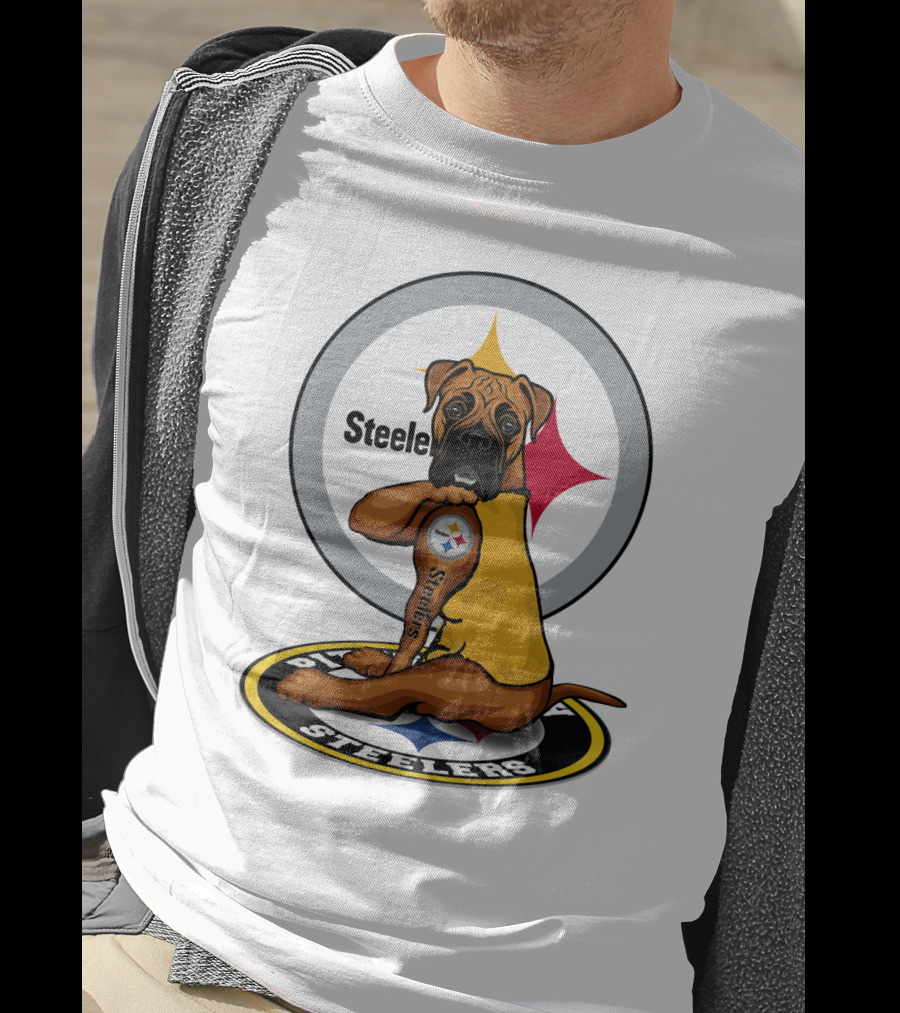 Steelers Boxer Dog Nfl T-Shirt