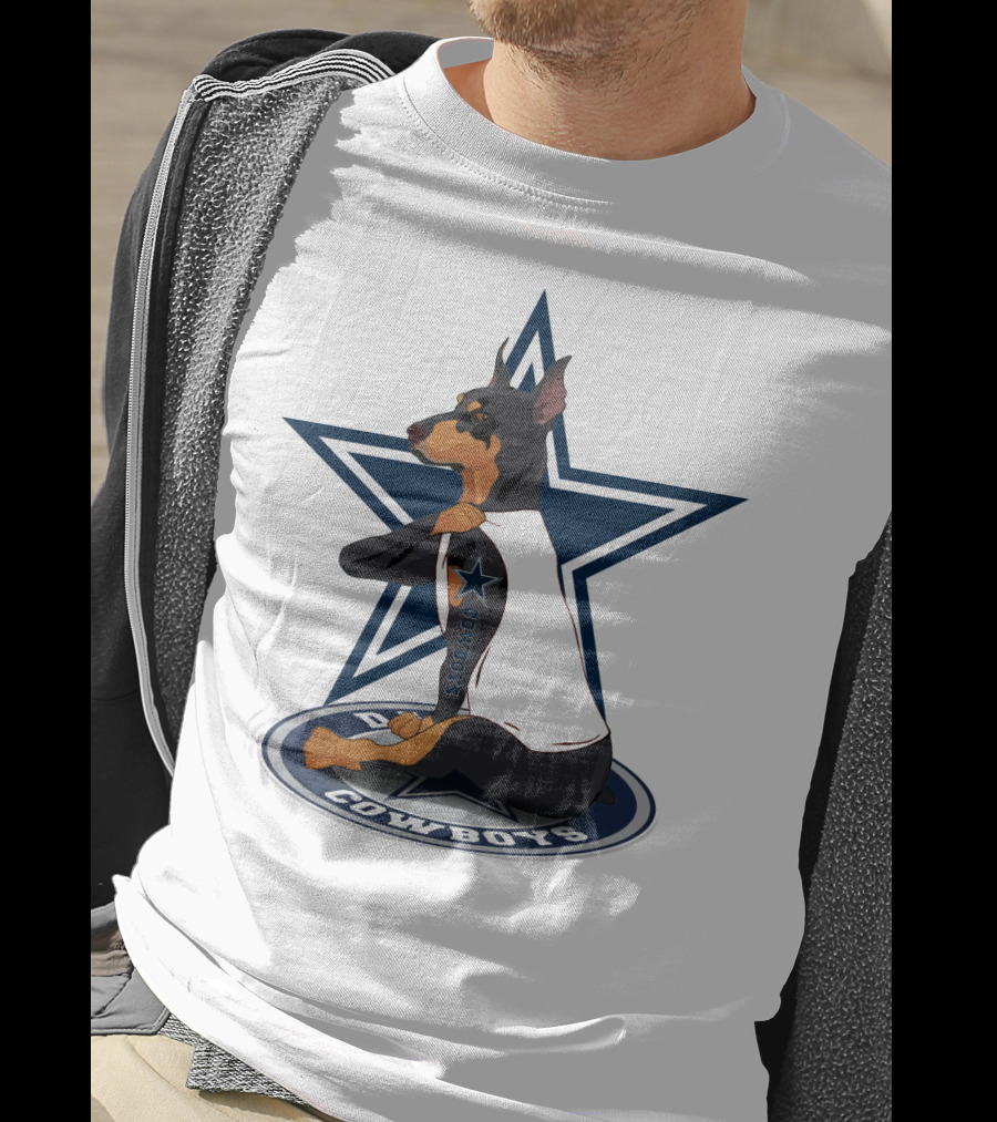 Dallas Cowboys Dobermann NFL Star T-Shirt