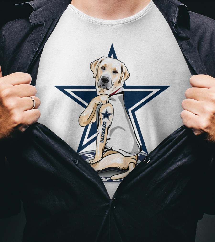 Cowboys Labrador Retriever Star T-Shirt