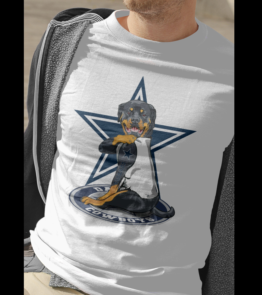 Dallas Cowboys Star Rottweiler T-Shirt