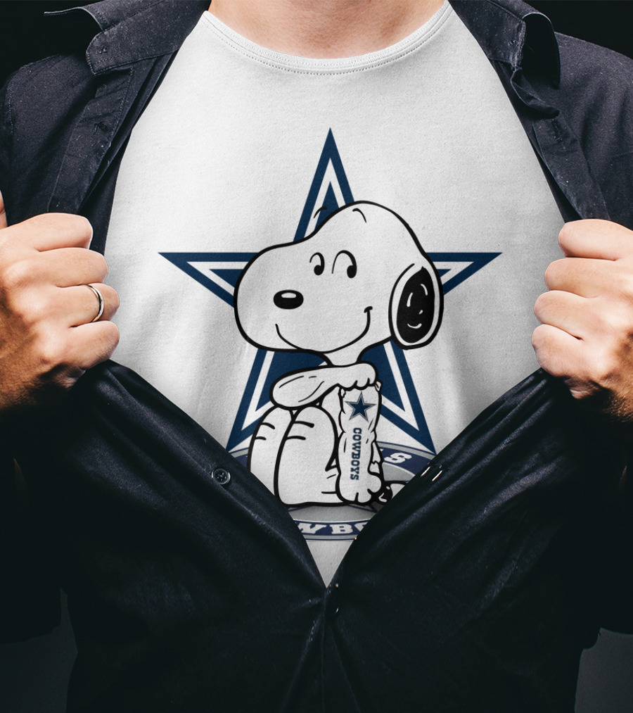 Snoopy Dallas Cowboys Star T-Shirt