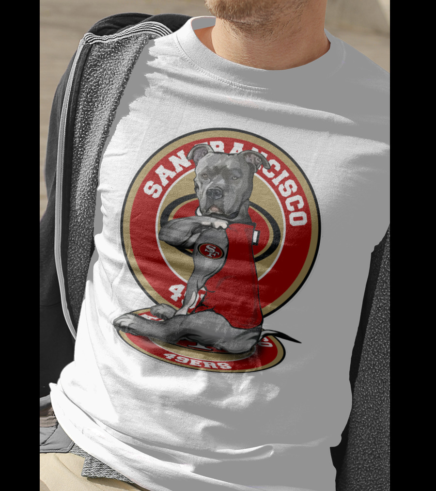 San Francisco 49ers Pitbull Nfl Team Spirit T-Shirt
