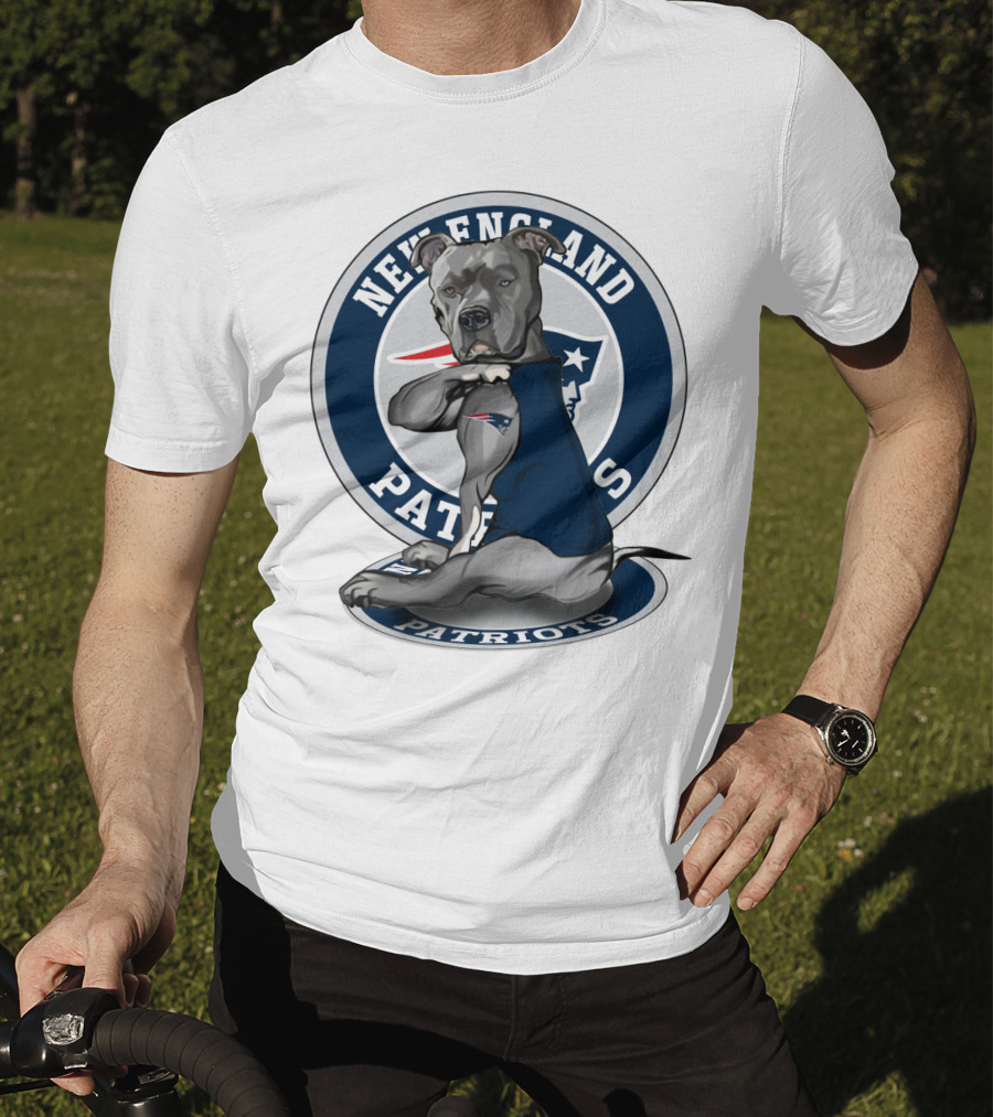New England Patriots Pitbull Fan T-Shirt