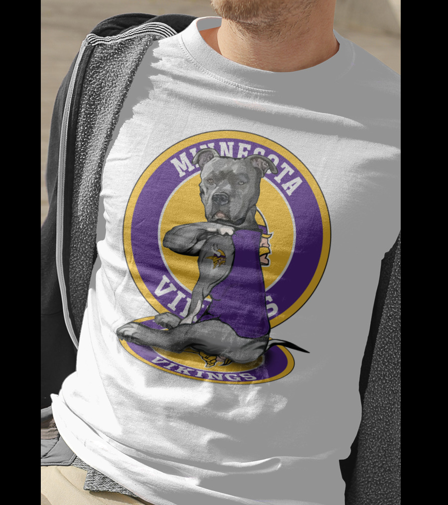 Minnesota Vikings Pitbull T-Shirt