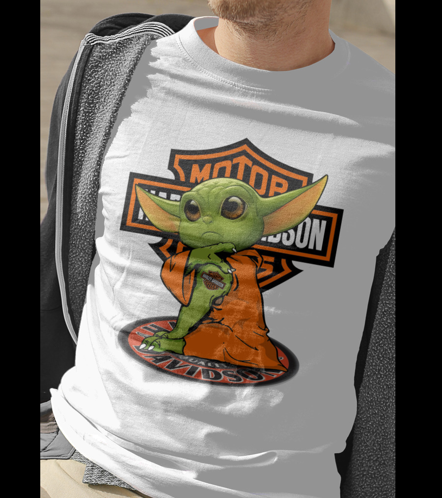 Harley Davidson Yoda Motorcycles T-Shirt