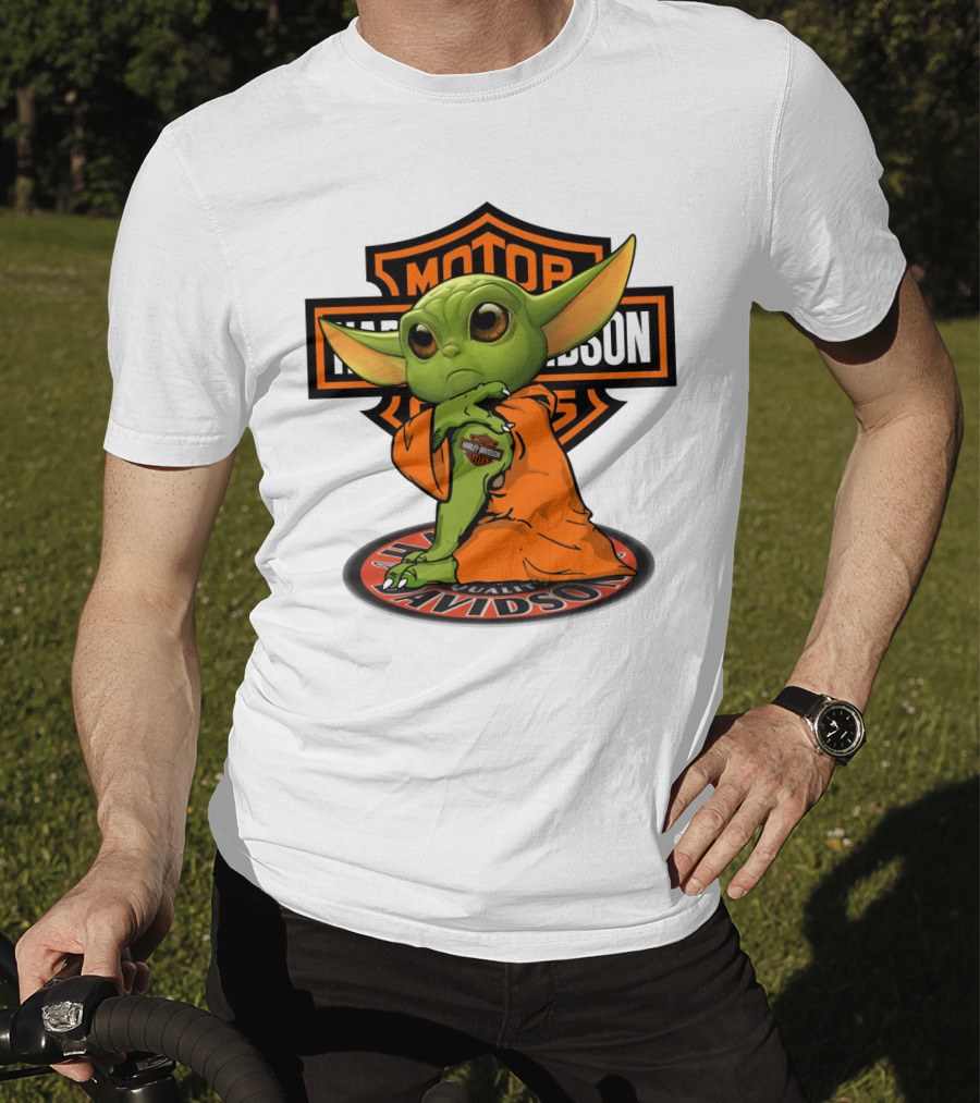 Harley Davidson Yoda Motorcycles T-Shirt