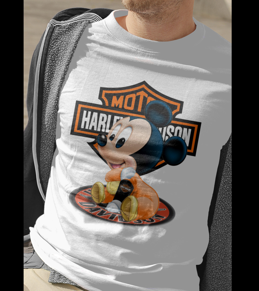 Harley Davidson Moto Mickey Mouse T-Shirt
