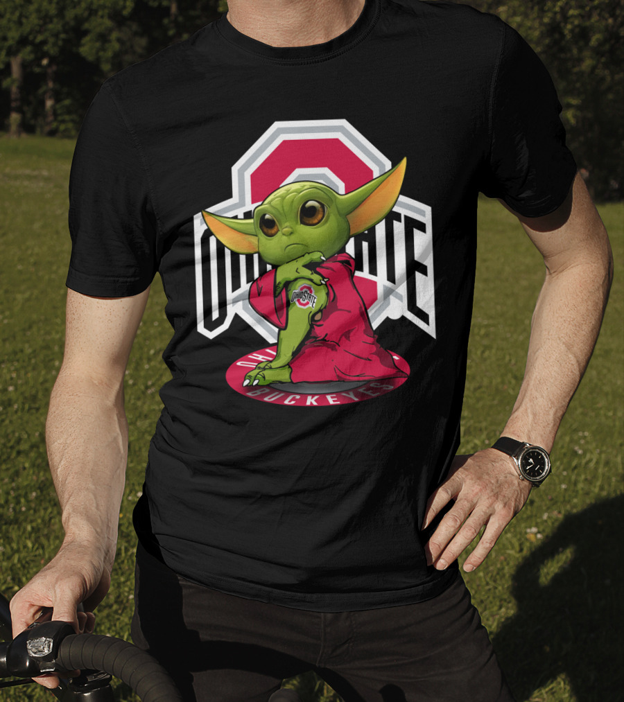Ohio State Buckeyes Yoda Fan Tribute T-Shirt