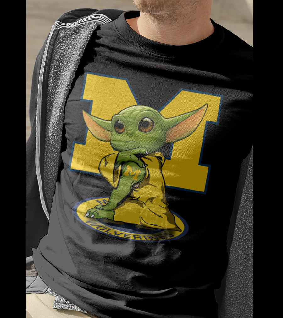 Michigan Wolverines Yoda T-Shirt