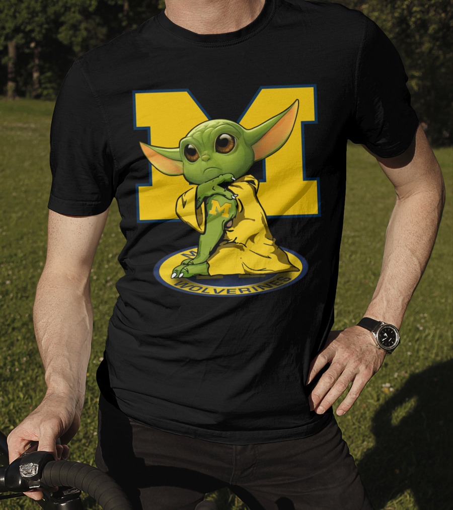 Michigan Wolverines Yoda T-Shirt