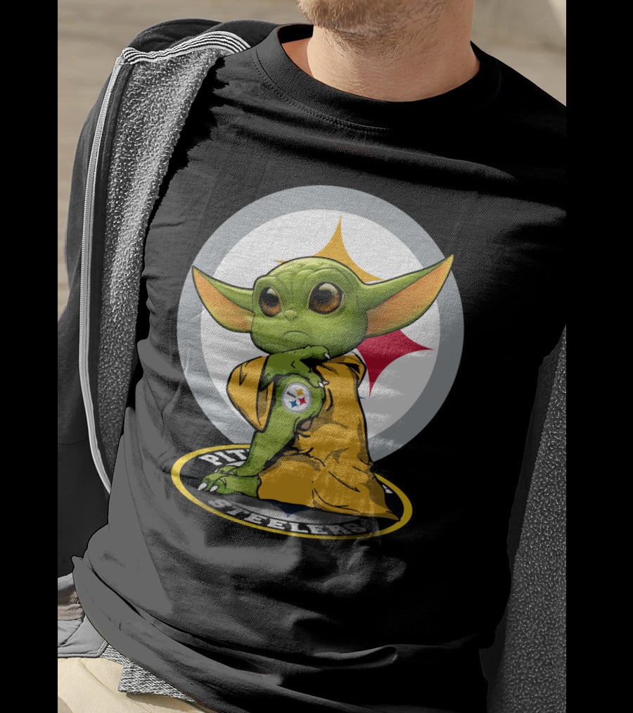 Pittsburgh Steelers Yoda Fan Mashup T-Shirt