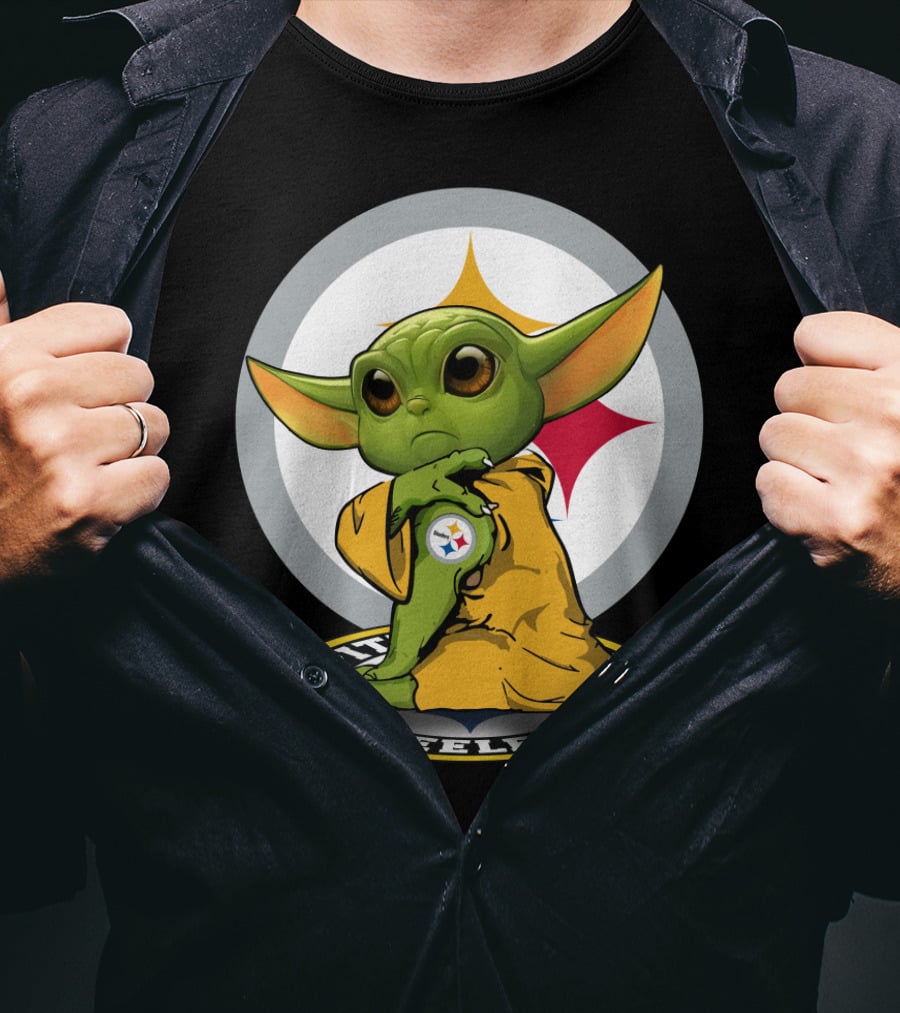 Pittsburgh Steelers Yoda Fan Mashup T-Shirt