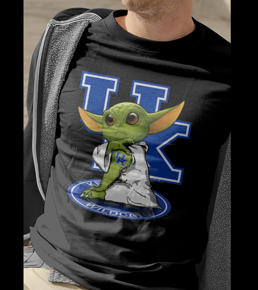 Kentucky Wildcats Yoda Baby UK T-Shirt