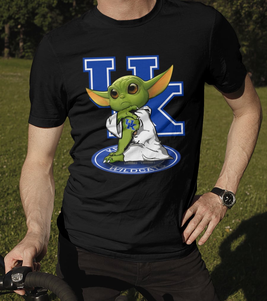 Kentucky Wildcats Yoda Baby UK T-Shirt