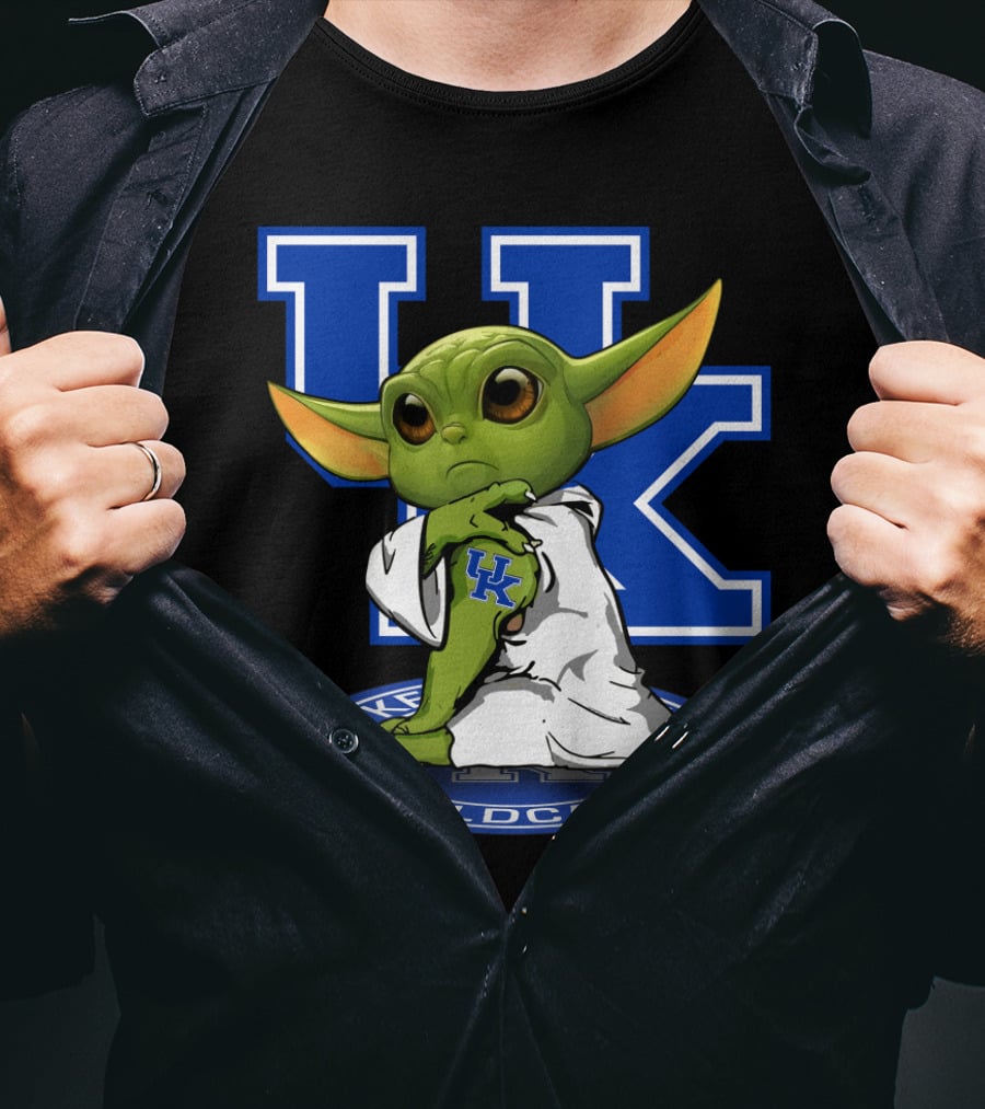 Kentucky Wildcats Yoda Baby UK T-Shirt