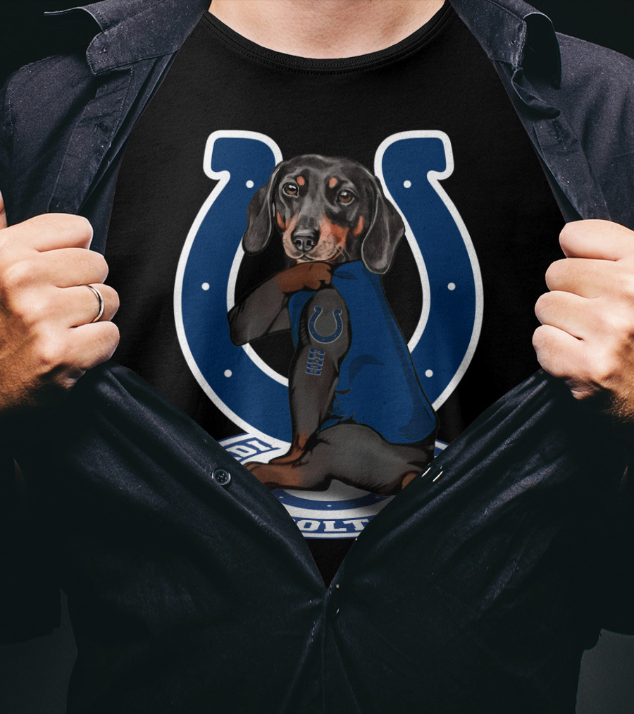 Indianapolis Colts Dachshunds Fan T-Shirt