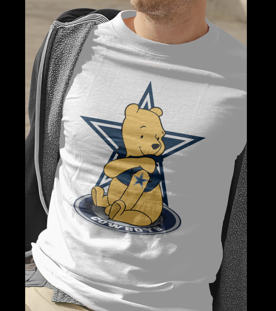 Pooh Bear Dallas Cowboys Star T-Shirt