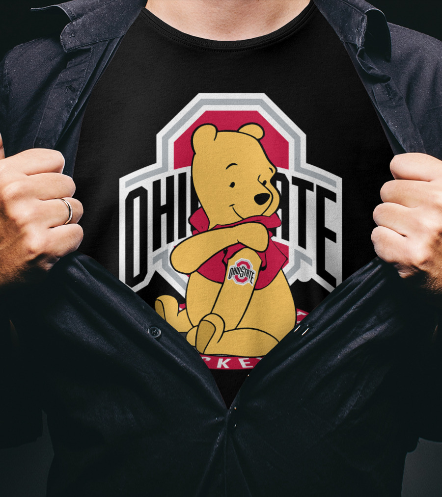 Ohio State Pooh Bear Buckeyes T-Shirt