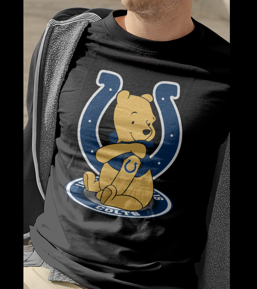 Winnie The Pooh Indianapolis Colts Mashup T-Shirt