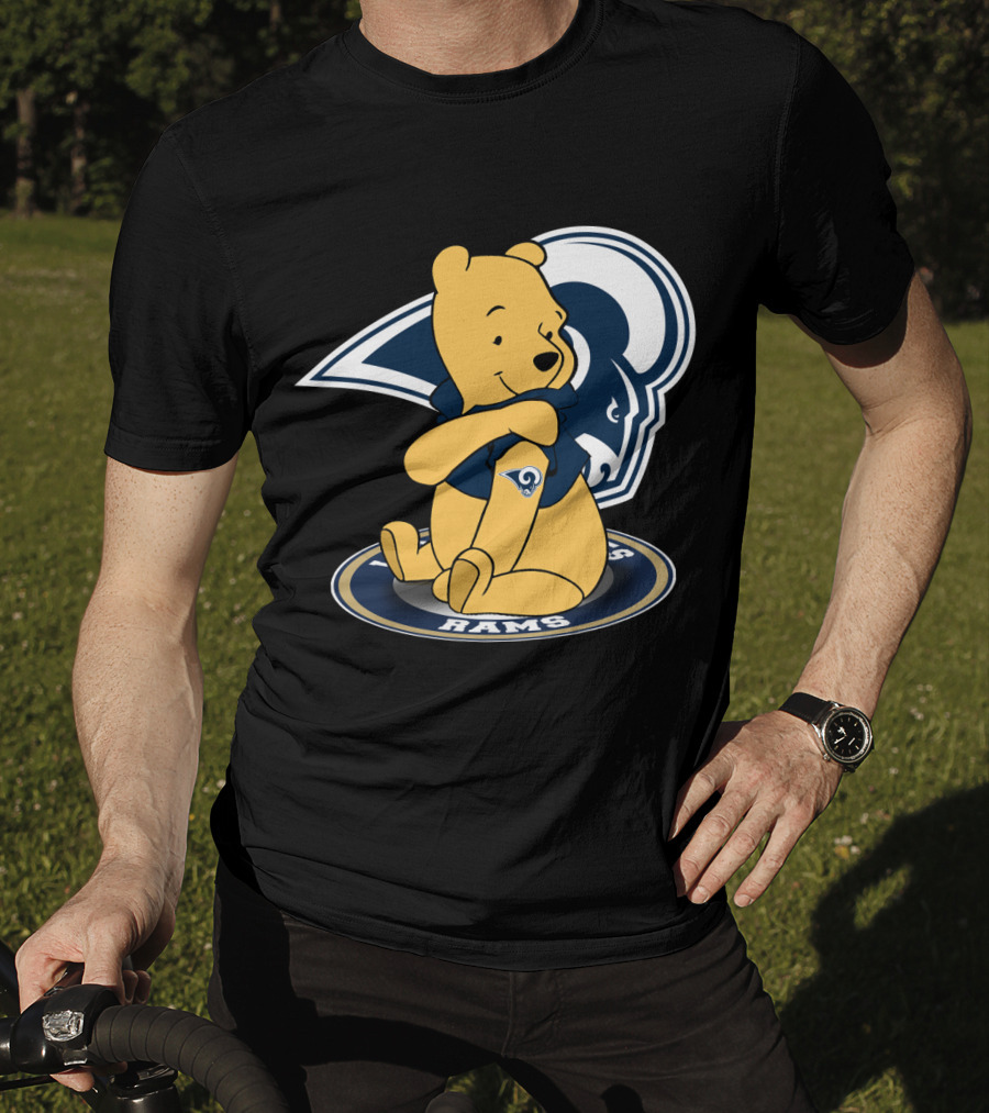 Pooh Rams LA Football Bear T-Shirt