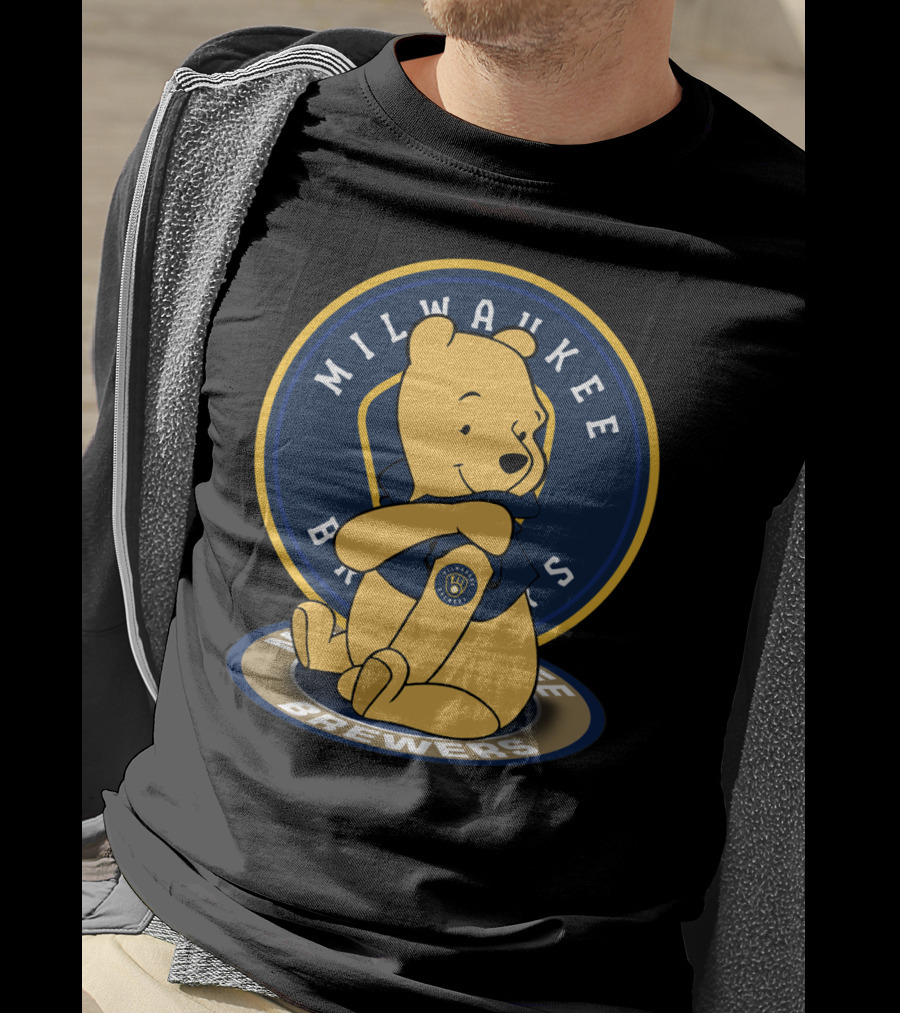 Milwaukee Brewers Pooh Crossover T-Shirt